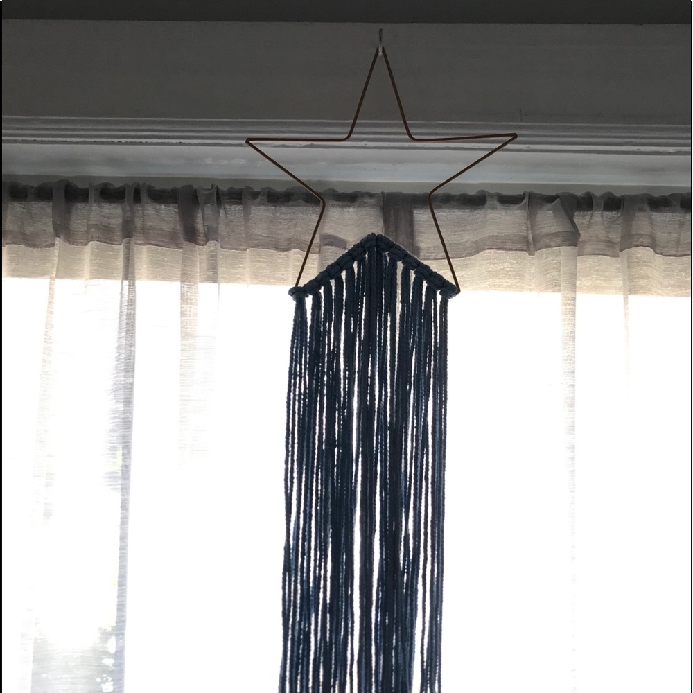 Chic hanging fringe room decor!